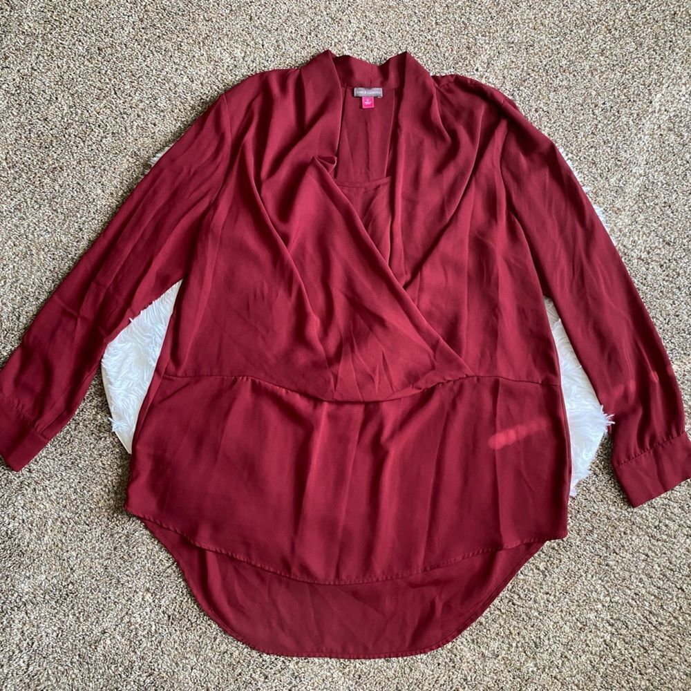 Vince‎ Camuto Top Flowy Lightweight Womens Size XL